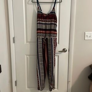 Multi patterned jumpsuit